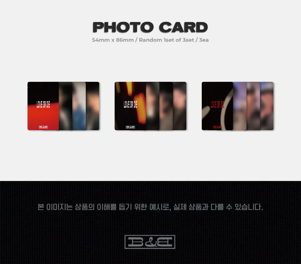 BAEKHO & BIGONE - Single Album Love or Die CD - Image 9