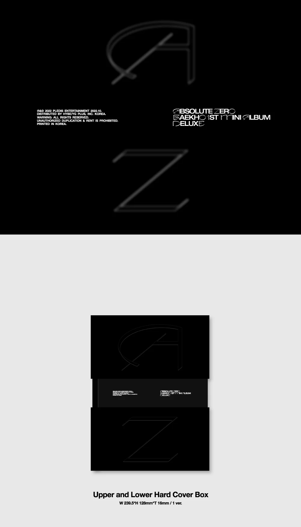 BAEKHO NU'EST - 1st Mini Album Absolute Zero [Deluxe ver.] - Image 2