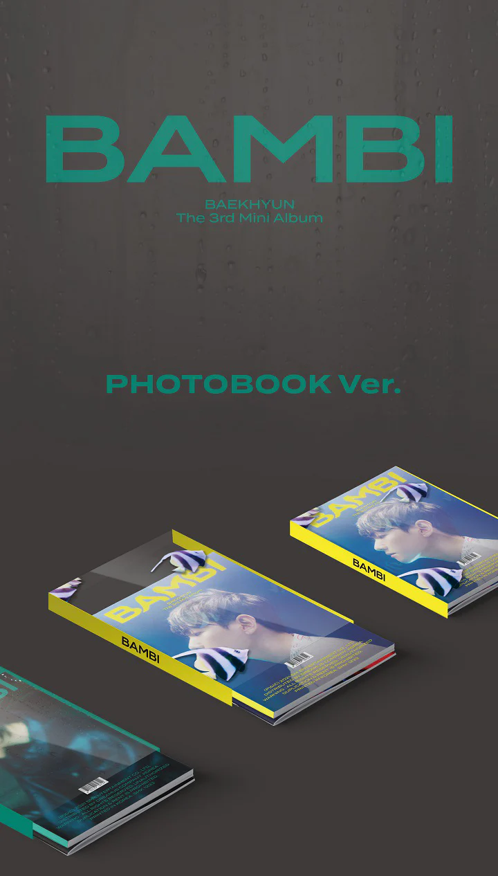 BAEKHYUN EXO - 3rd Mini Album Bambi Photobook Random version CD - Image 2