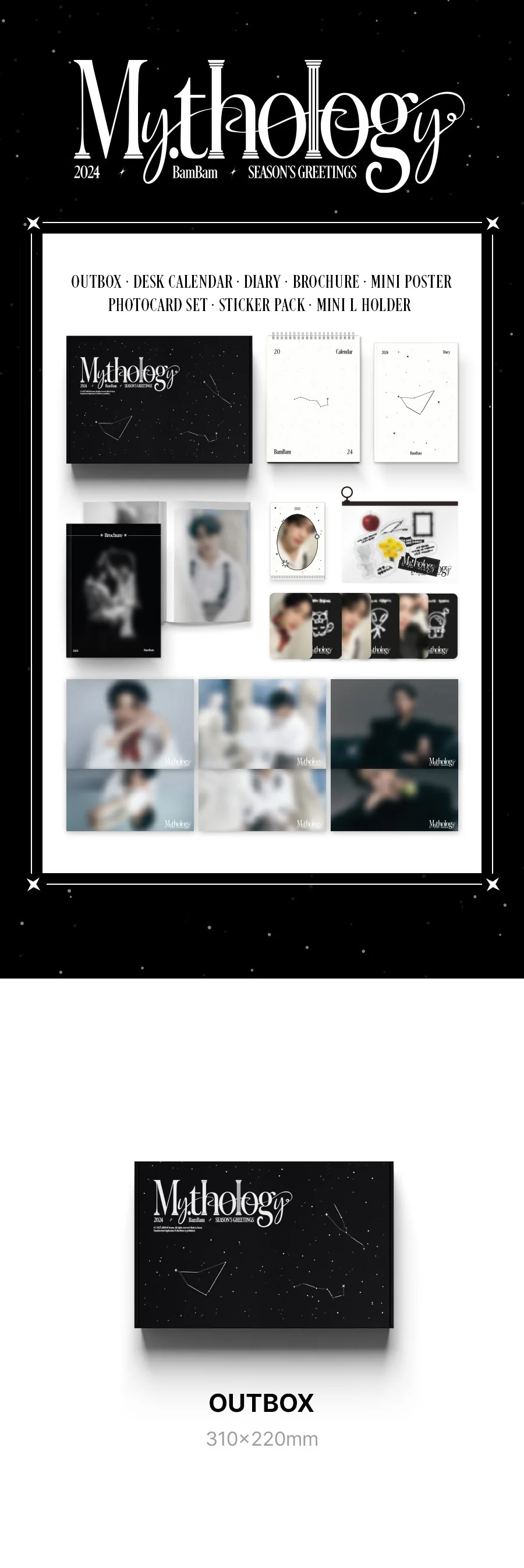 BamBam GOT7 - 2024 SEASON'S GREETINGS [My.thology] - Image 2