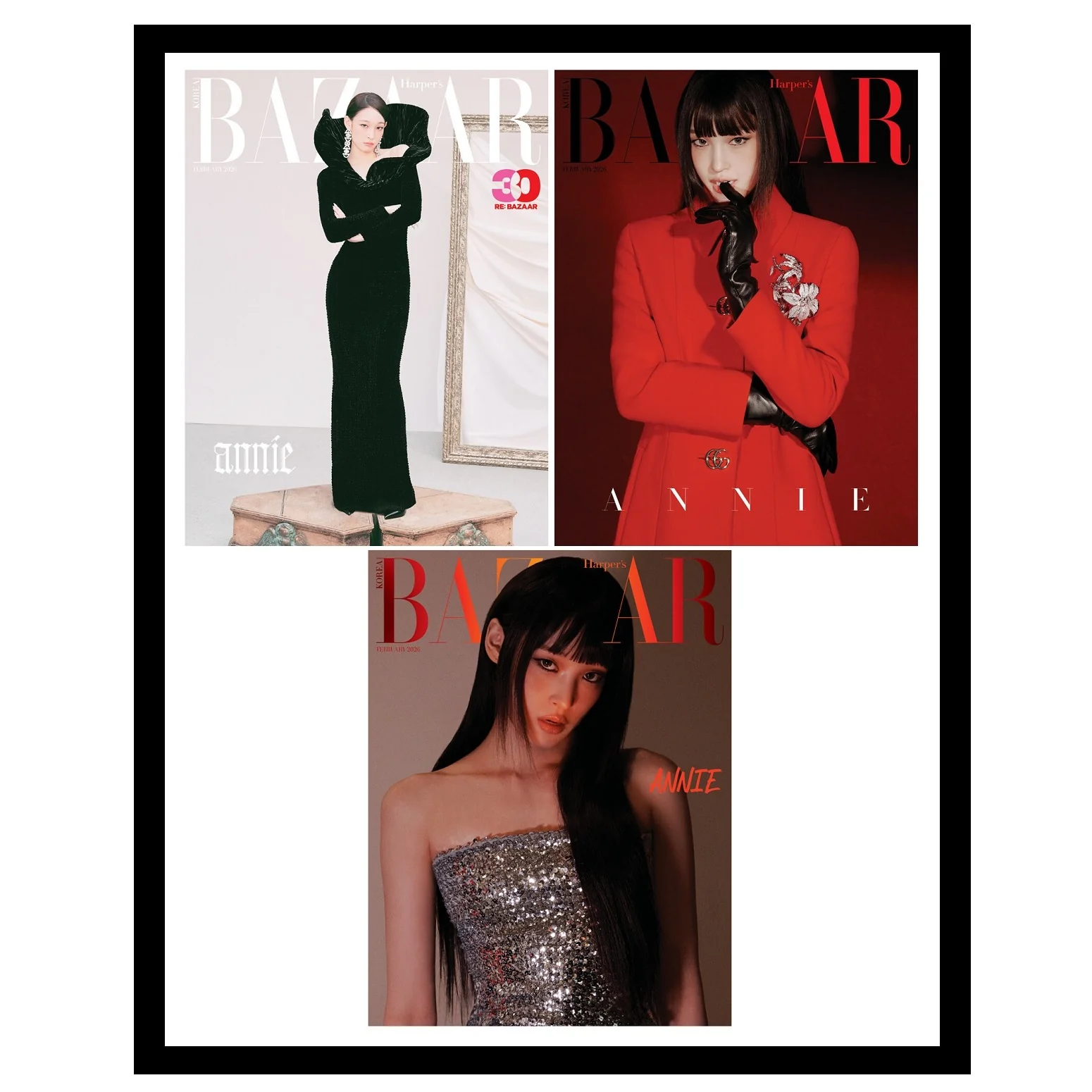 Bazaar Korea Magazine February 2026 ALLDAY PROJECT ANNIE [Random ver.] - Image 5