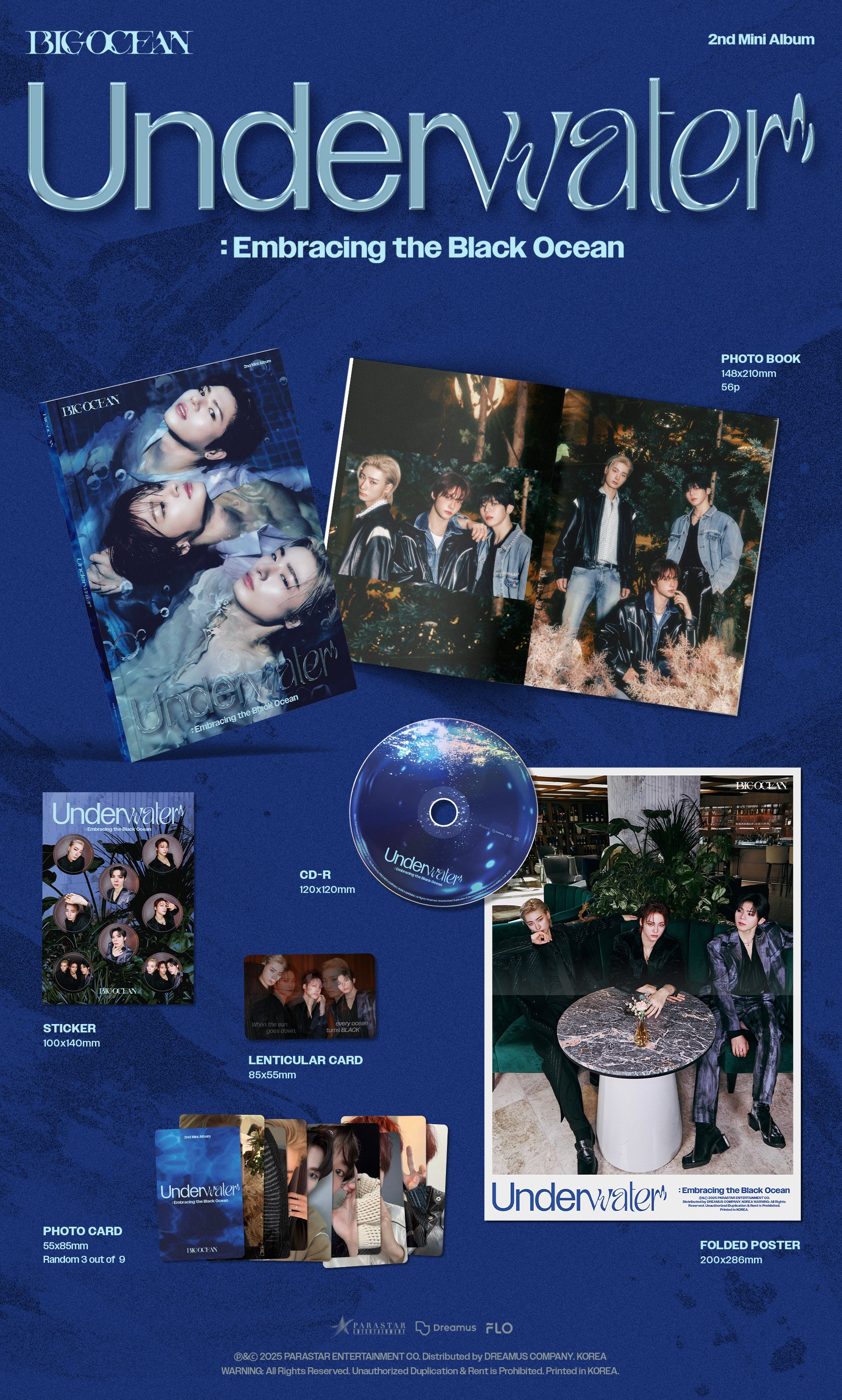 Big Ocean - 2nd Mini Album Underwater CD - Image 2