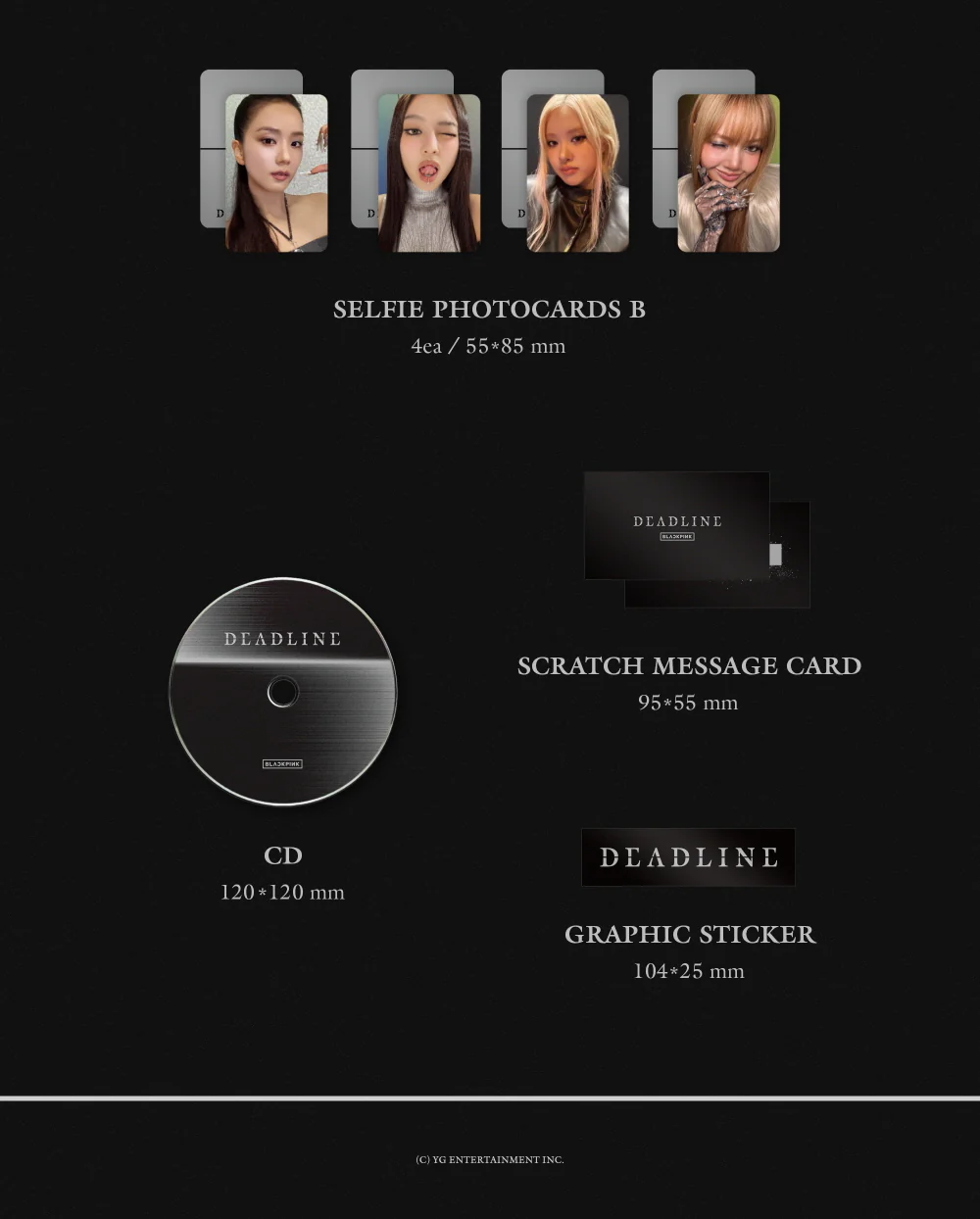 BLACKPINK - 3rd Mini Album DEADLINE [GRAY Ver.] - Image 5