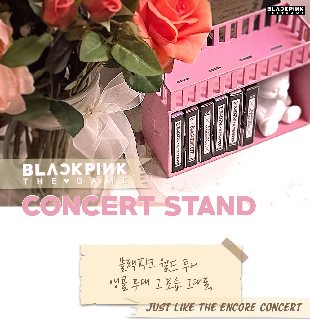 BLACKPINK - [BLACKPINK THE GAME] CONCERT STAND LIMITED PHOTOCARD CASE ACRYLIC STAND - Image 2