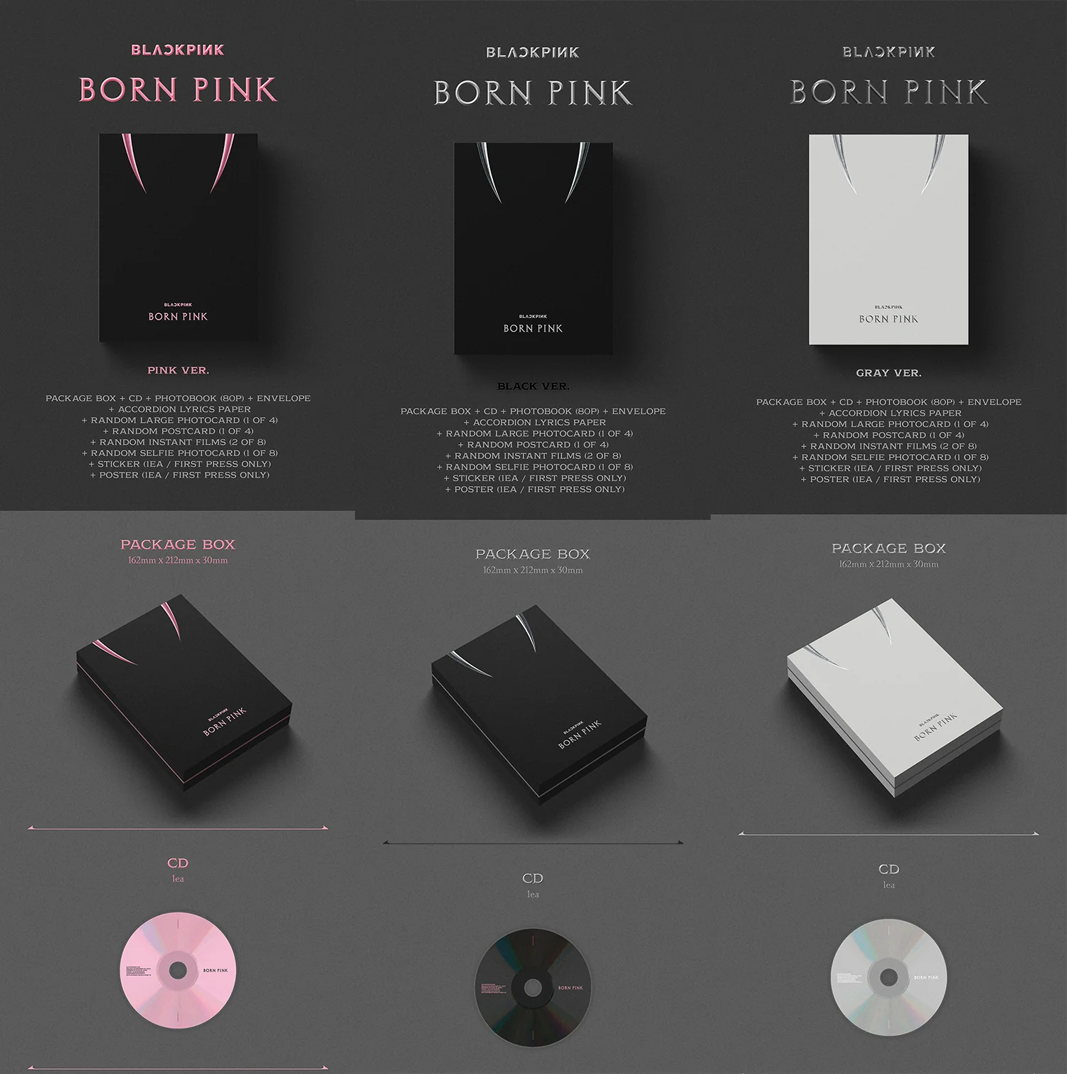 BLACKPINK - BORN PINK [BOX SET ver.] 2nd Album [3 ver. SET] - Image 2