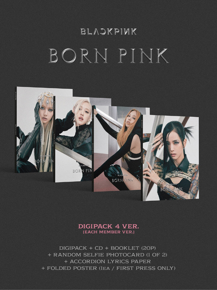 BLACKPINK - BORN PINK [DIGIPACK ver.] 2nd Album+Free Gift - Image 2
