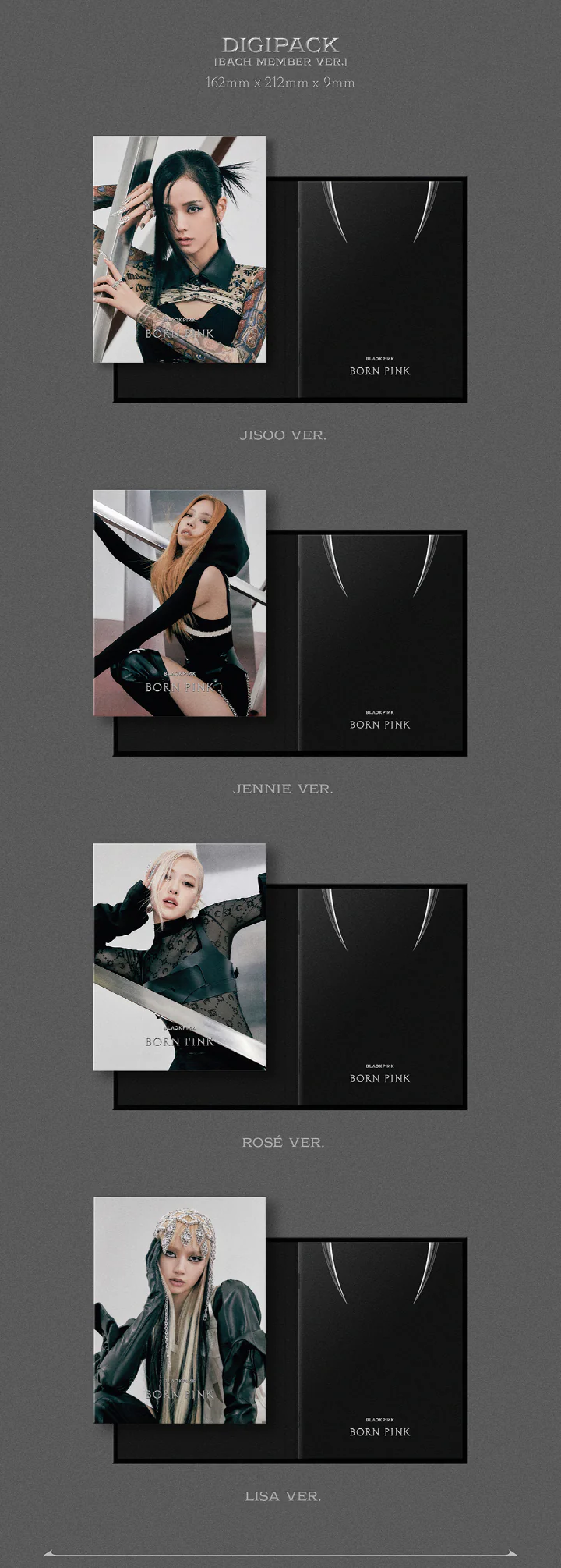 BLACKPINK - BORN PINK [DIGIPACK ver.] 2nd Album+Free Gift - Image 3