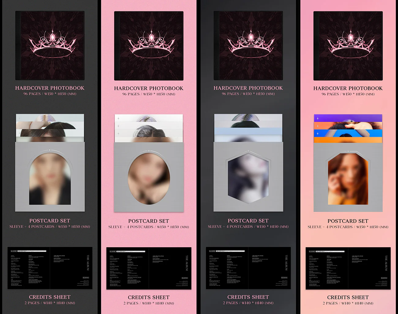 BLACKPINK - THE ALBUM (Vol.1) Album+Extra Photocards Set - Image 3