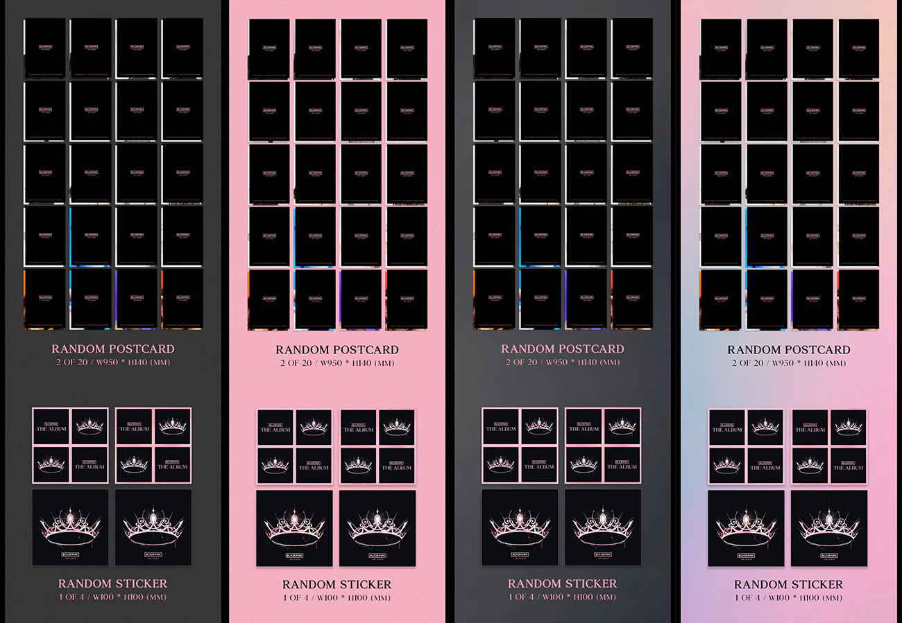 BLACKPINK - THE ALBUM (Vol.1) Album+Extra Photocards Set - Image 5