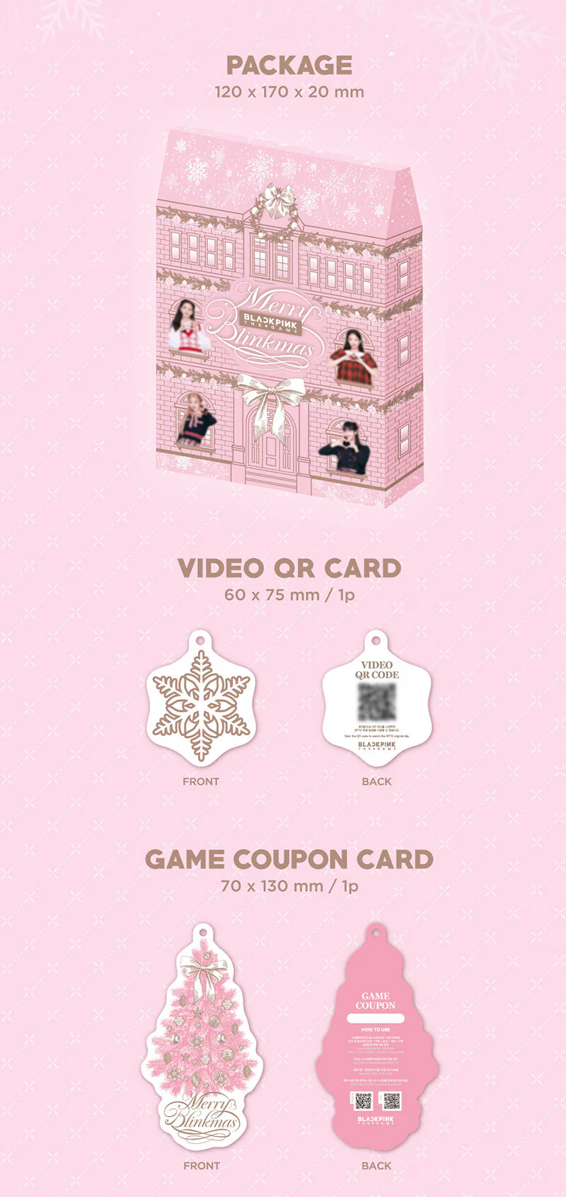 Blackpink the game Coupon Card Collection : 2024 Blackpink Christmas - Image 2