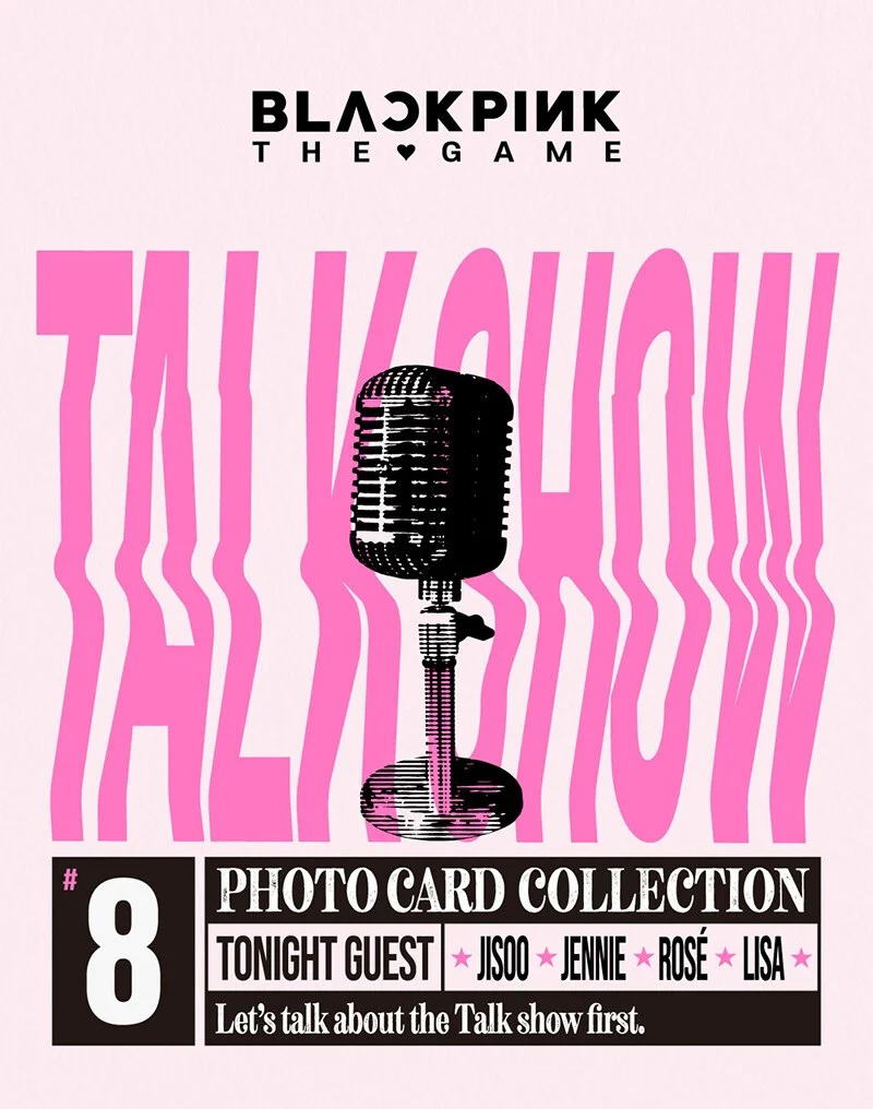 BLACKPINK : THE GAME PHOTO CARD COLLECTION [TALK SHOW] - Image 2