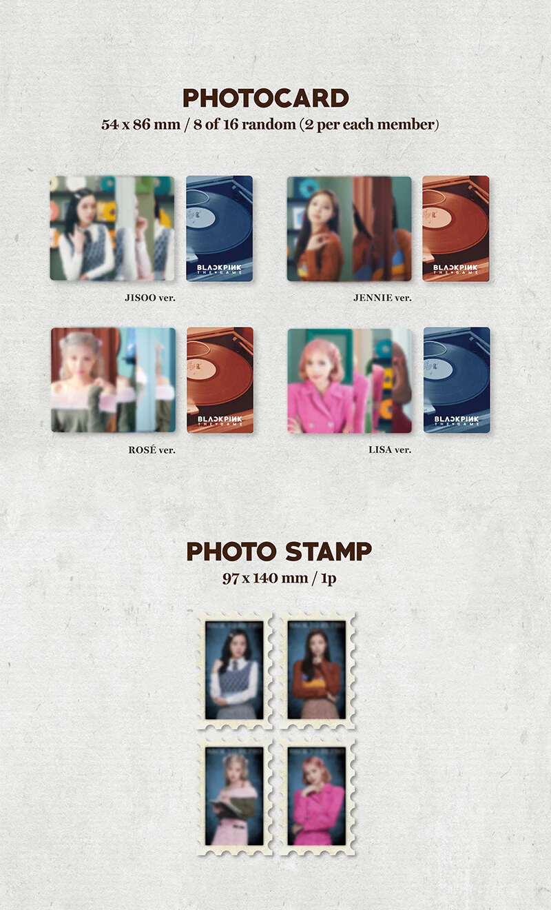 BLACKPINK THE GAME PHOTOCARD COLLECTION [BACK TO RETRO] - Image 4