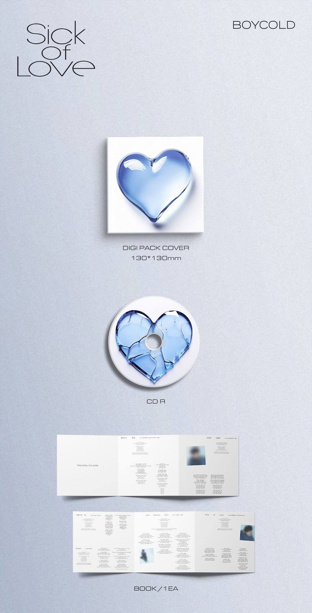BOYCOLD - Sick of Love EP Album - Image 2