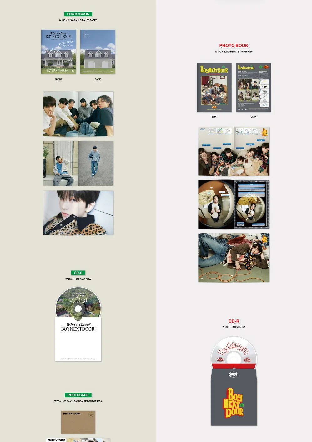 BOYNEXTDOOR - 1st Single Album WHO! CD - Image 3