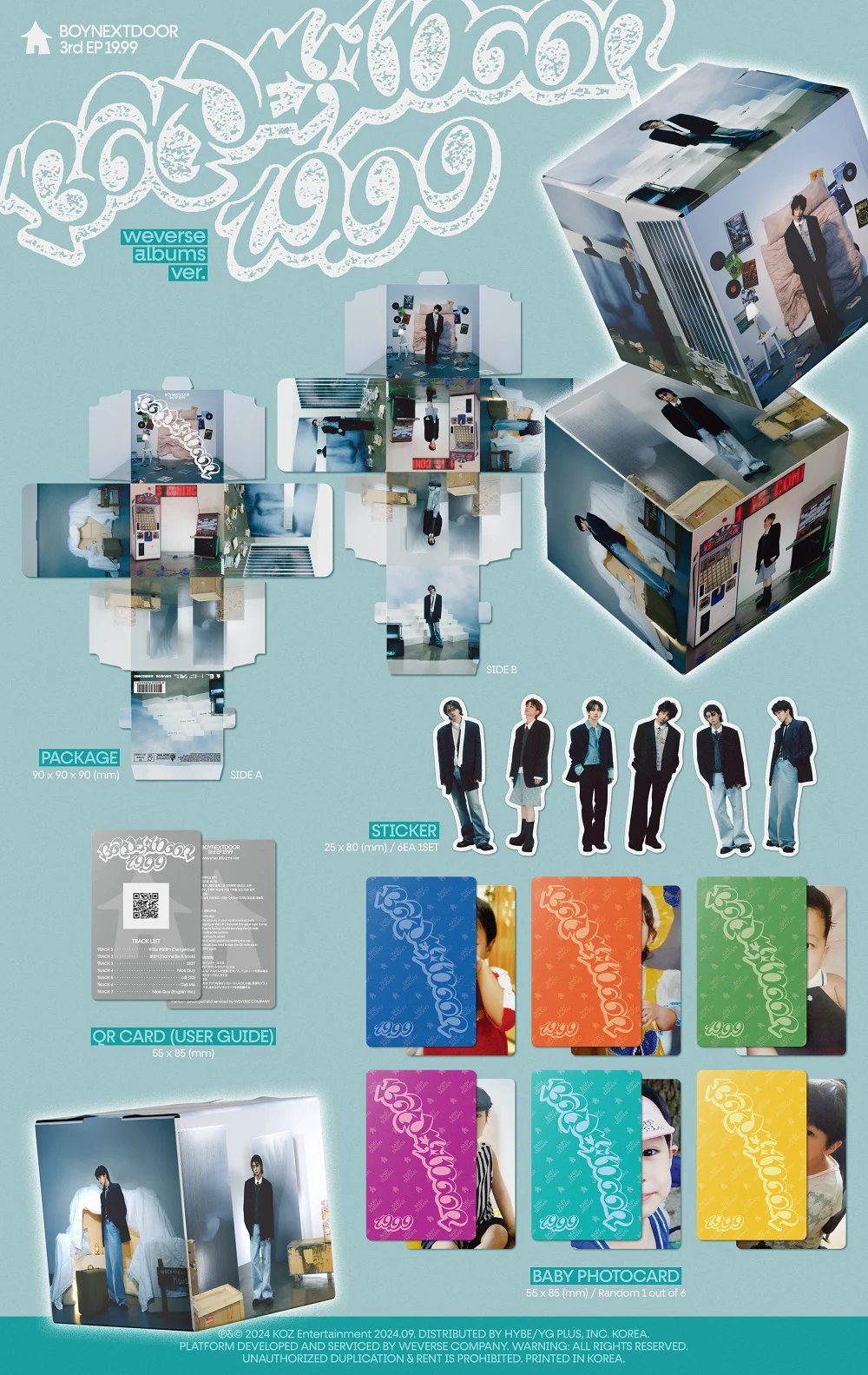BOYNEXTDOOR - 3rd EP 19.99 Weverse Albums version - Image 2