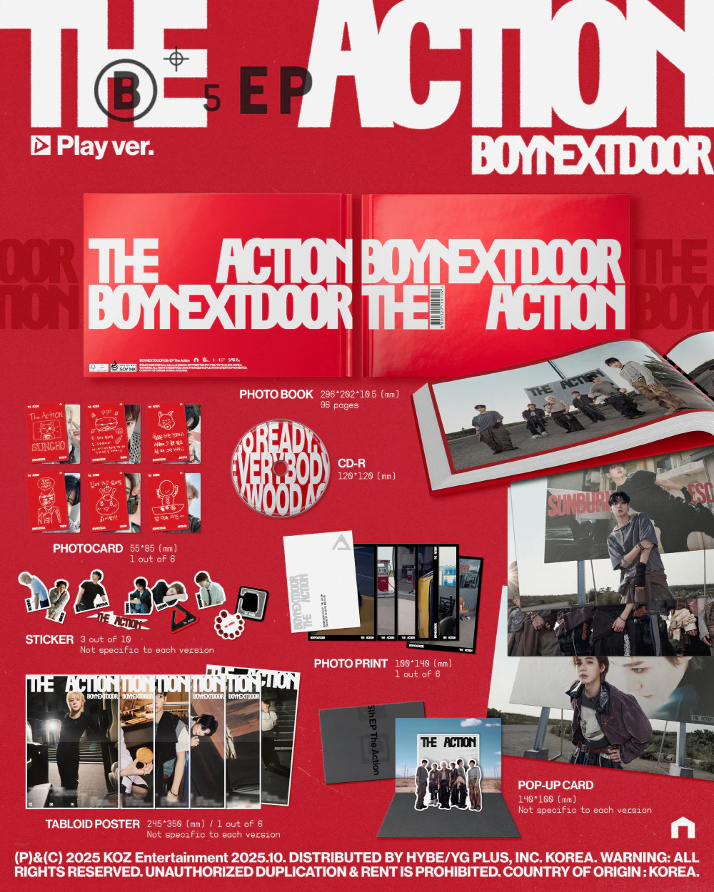 Boynextdoor - 5th EP The Action CD - Image 2