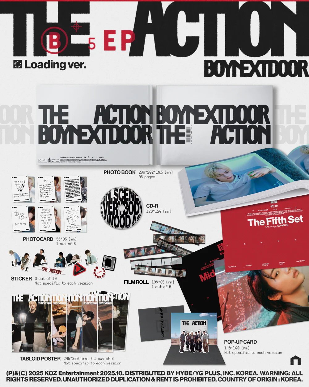 Boynextdoor - 5th EP The Action CD - Image 3