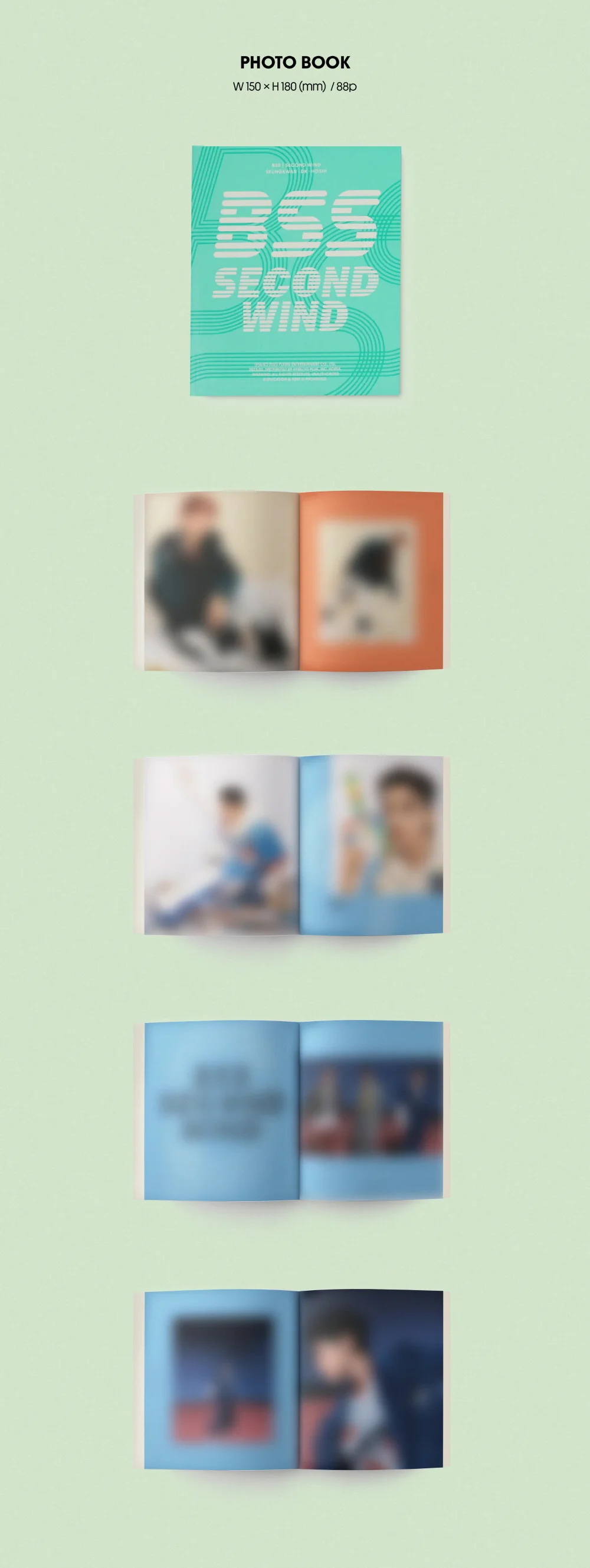 BSS BooSeokSoon (SEVENTEEN) - 1st Single Album SECOND WIND CD + Extra Photocards - Image 3