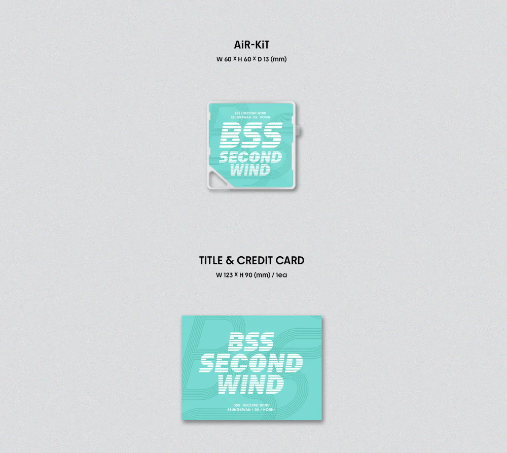 BSS BooSeokSoon (SEVENTEEN) - 1st Single Album SECOND WIND KIT Album + Extra Photocards - Image 3