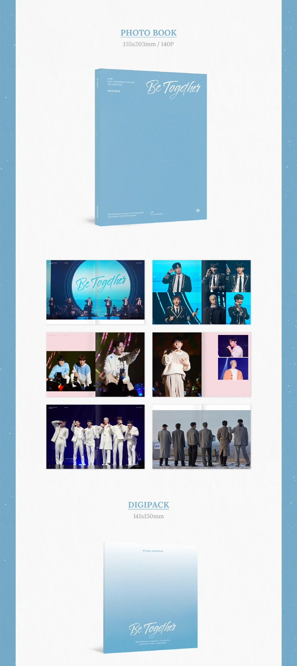 BTOB - 10TH ANNIVERSARY CONCERT 2022 BTOB TIME [Be Together] DVD - Image 3