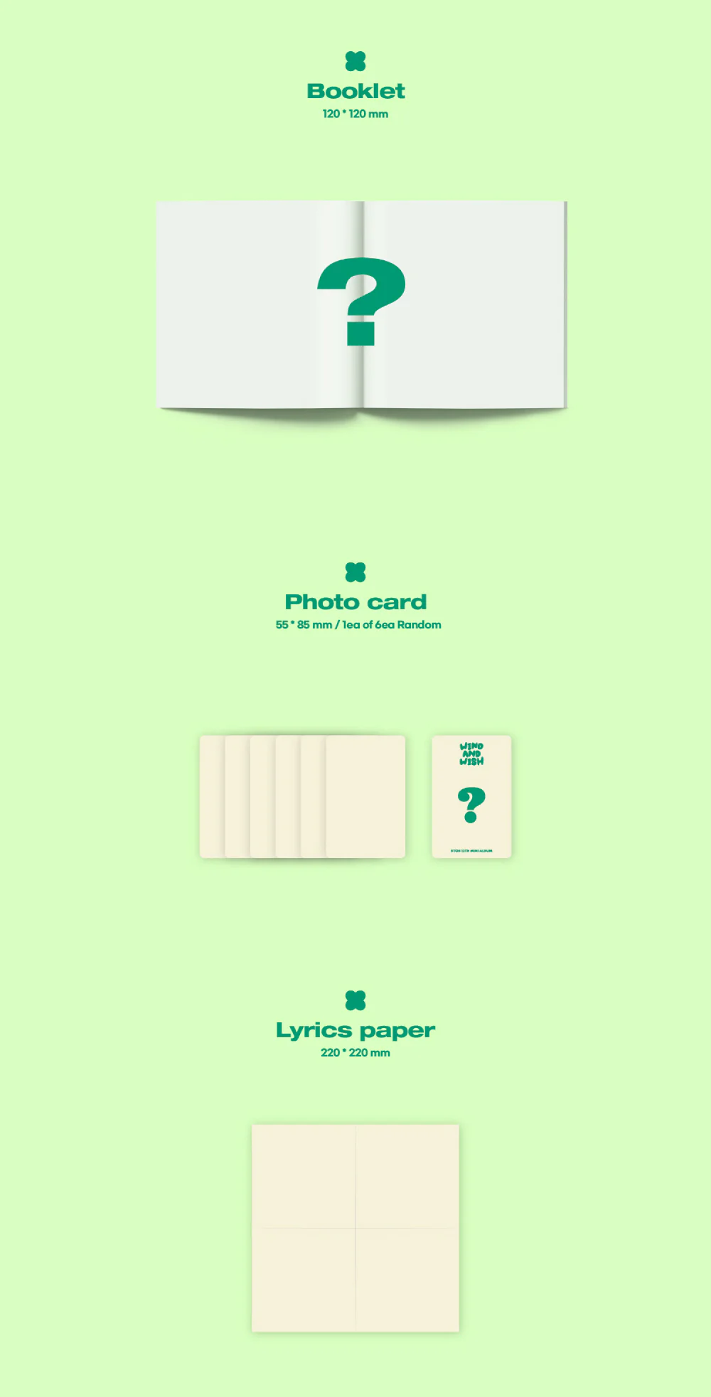 BTOB - 12th Mini Album WIND AND WISH (CLOVER Ver.) CD - Image 3
