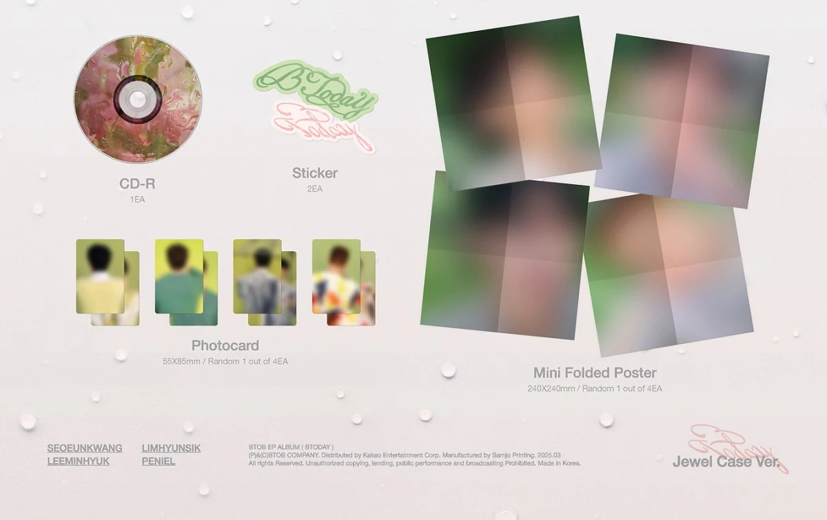 BTOB - BTODAY [Jewel Case Ver.] EP Album - Image 3