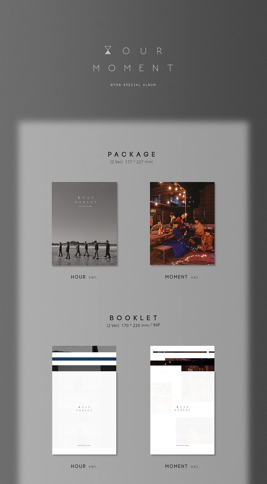 BTOB - HOUR MOMENT [HOUR ver.] Album+Extra Photocards Set - Image 2