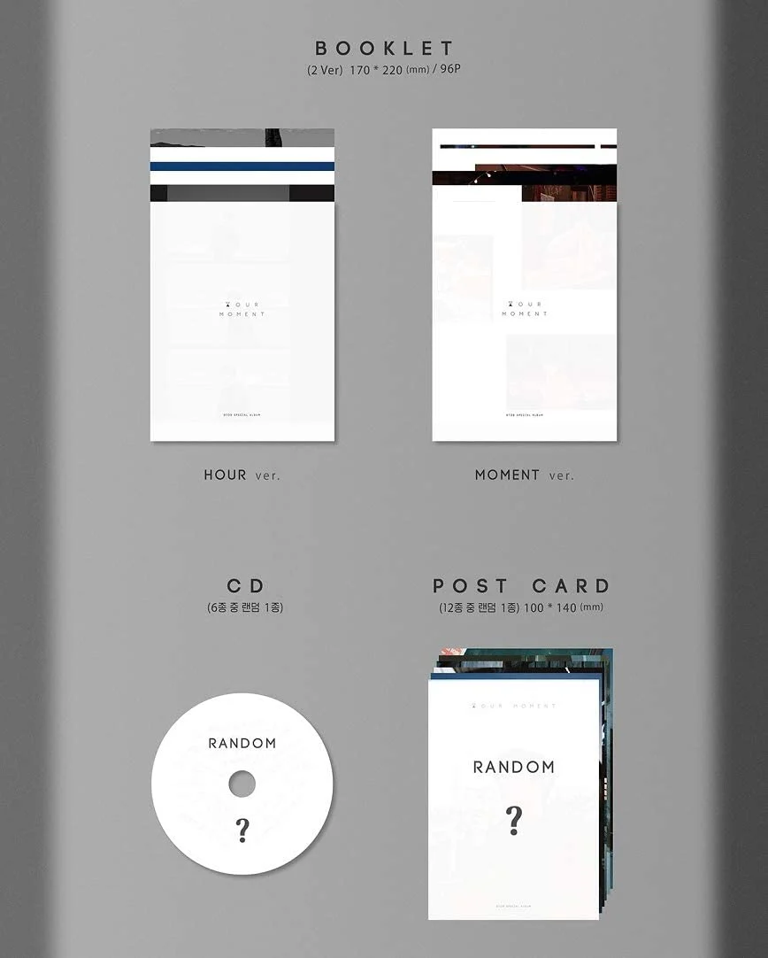 BTOB - HOUR MOMENT [HOUR ver.] (Special Album) CD+Booklet+Photocards+Postcard+Extra Photocards Set… - Image 3