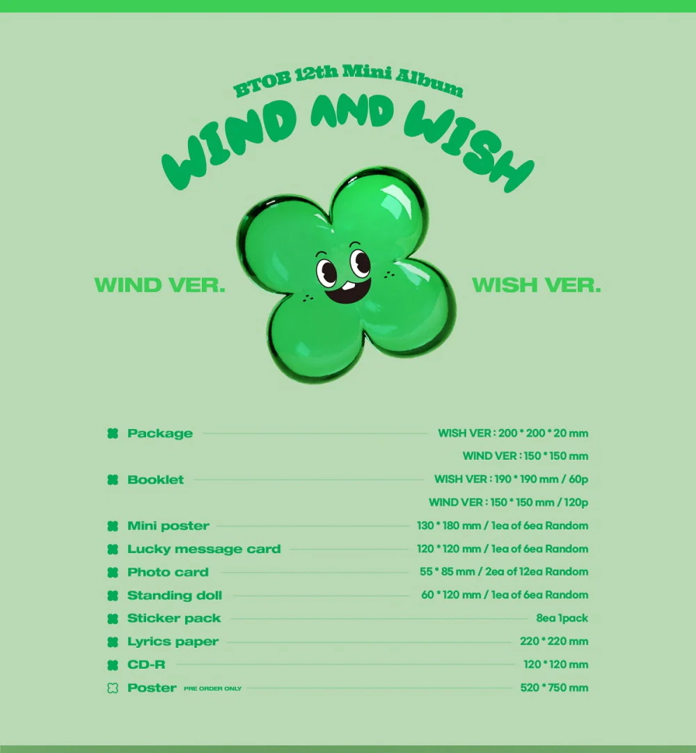 BTOB - WIND AND WISH (12th Mini Album) CD - Image 2