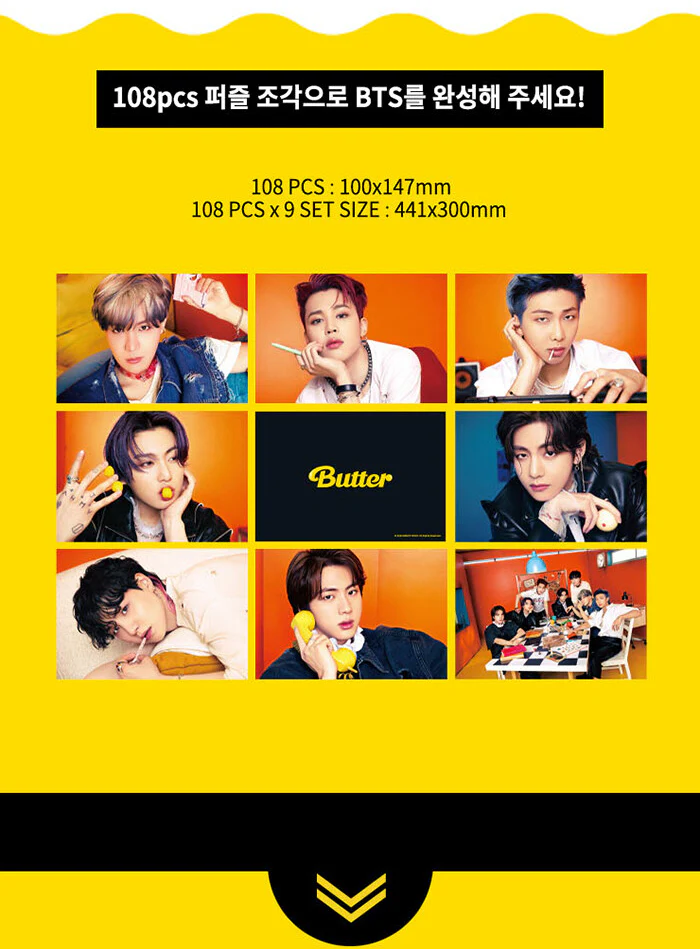 BTS 108pcs JIGSAW PUZZLE 9 SET + FRAME - Image 4