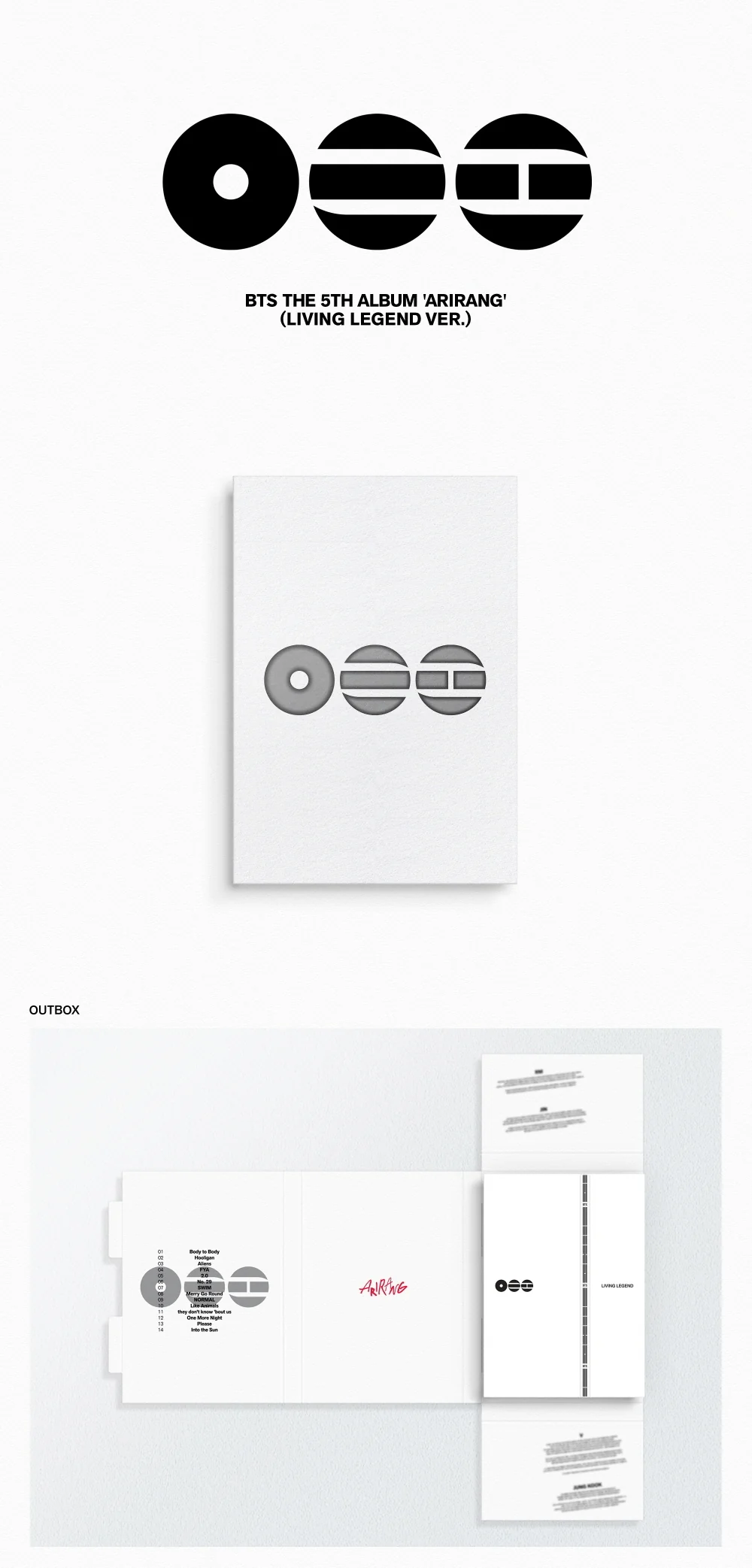 BTS - ARIRANG [Living Legend Ver.] 5th Album - Image 2