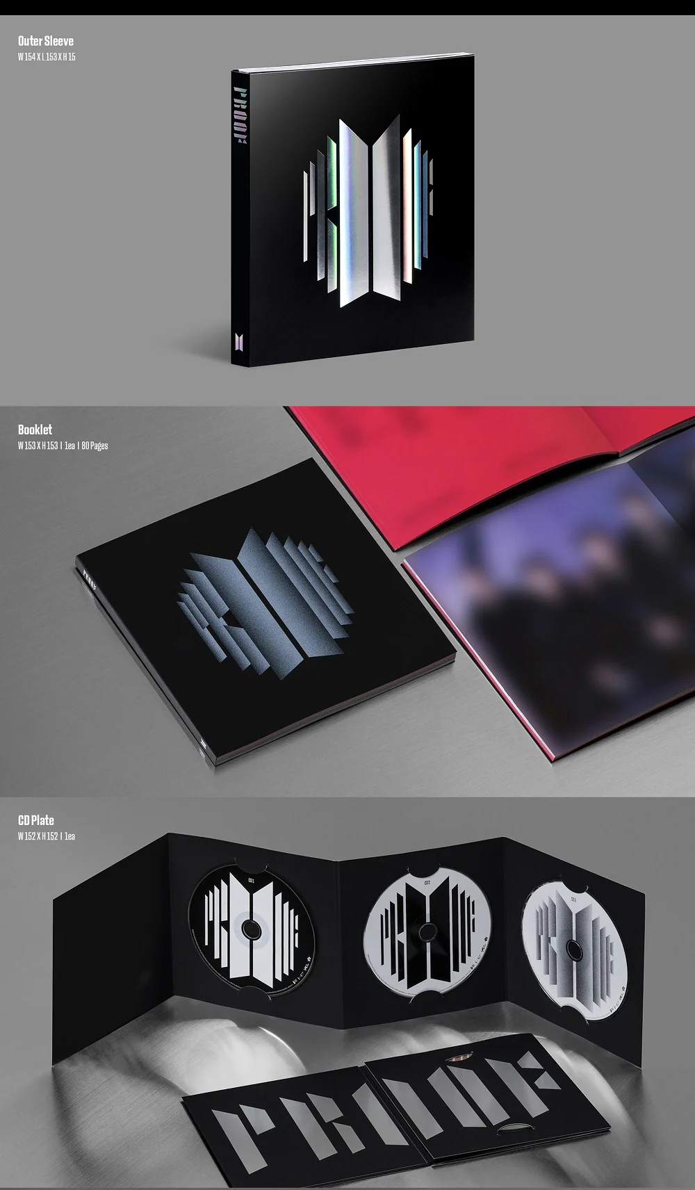 BTS BANGTAN BOYS - Proof Compact Edition [BTS Anthology Album] 3CD+ KPOP MARKET LIMITED EXTRA PHOTOCARDS SET - Image 4