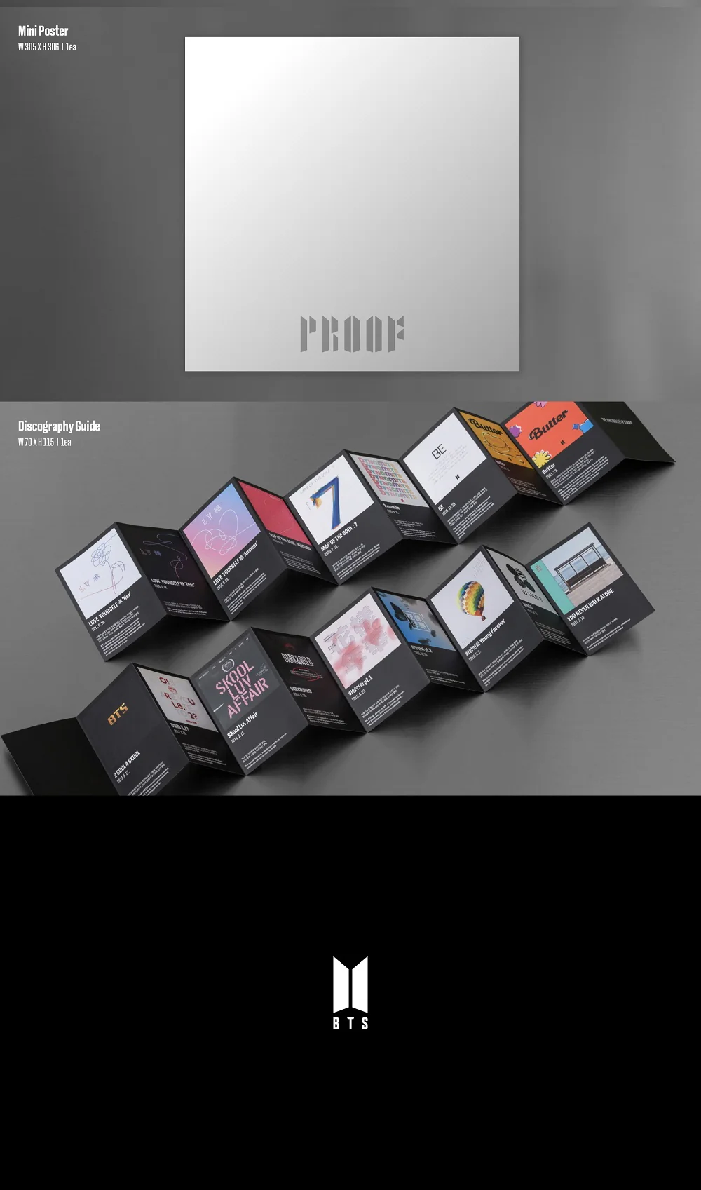 BTS BANGTAN BOYS - Proof Compact Edition [BTS Anthology Album] 3CD+ KPOP MARKET LIMITED EXTRA PHOTOCARDS SET - Image 6
