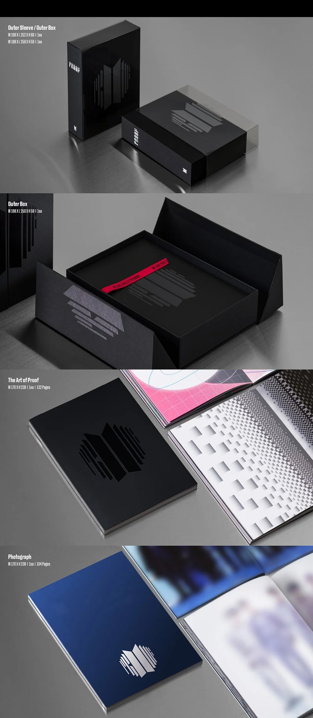 BTS BANGTAN BOYS - Proof Standard+Compact Edition SET [BTS Anthology Album] 6CD+1Folded Poster+KPOP MARKET LIMITED EXTRA PHOTOCARDS SET - Image 6