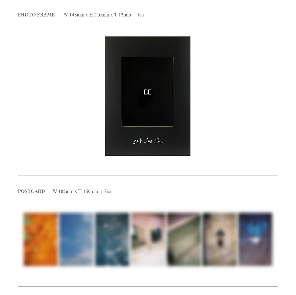BTS - BE [Deluxe Edition] Full Package Album+Extra Hologram Photocards Set - Image 5