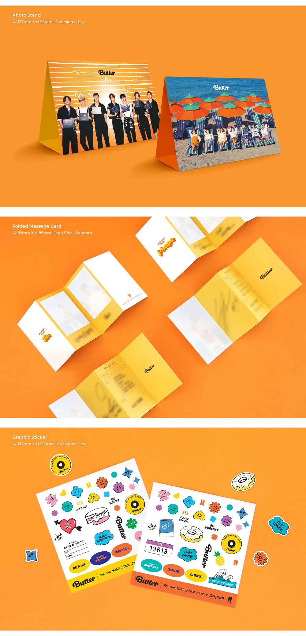 BTS - Butter Album+Extra Photocards Set - Image 5