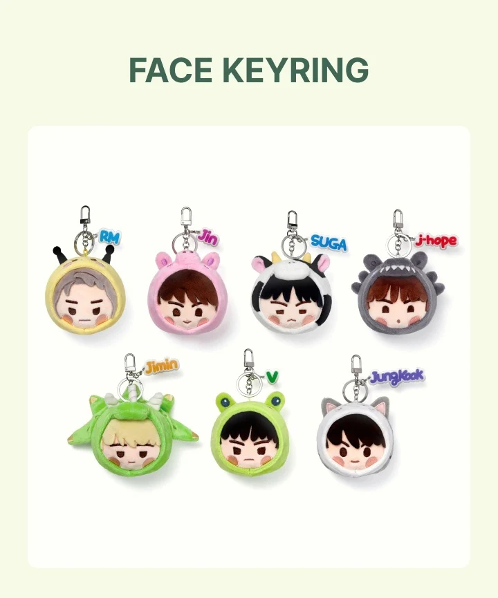 BTS Island In the SEOM Official MD - Face Keyring - Image 2