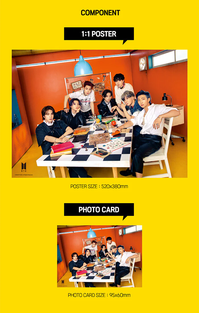 BTS - JIGSAW PUZZLE 500pcs [BUTTER 1] + On Pack Poster + Photocard - Image 4