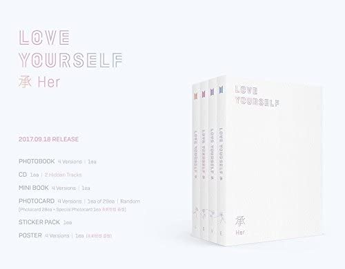 BTS - LOVE YOURSELF 承 Her (5th mini) Album+Extra Photocard Set - Image 2
