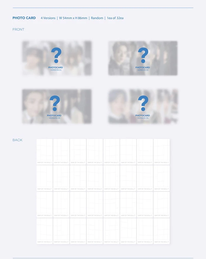 BTS - MAP OF THE SOUL : 7 CD+Photocard+Free Gift - Image 5