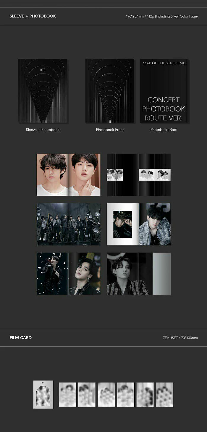 BTS Map of the Soul ON:E Concept Photobook Route version - Image 3