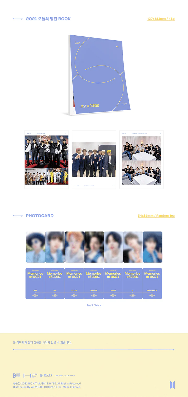 BTS - Memories of 2021 DIGITAL CODE - Image 5