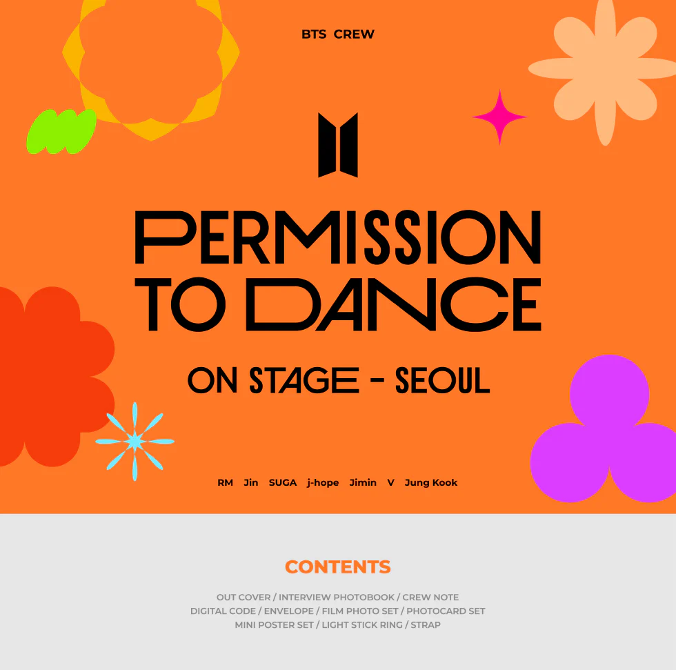 BTS - Permission to Dance On Stage - Seoul Digital Code+Extra Photocards Set - Image 2