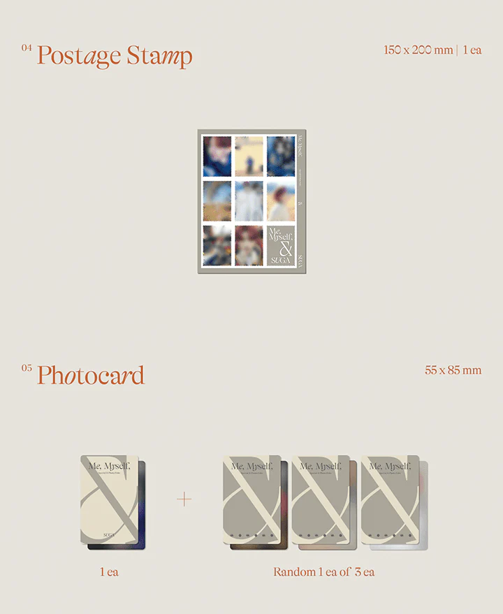 [2nd PO] BTS Special 8 Photo-Folio Me, Myself, and SUGA [Wholly or Whole me] - Image 5