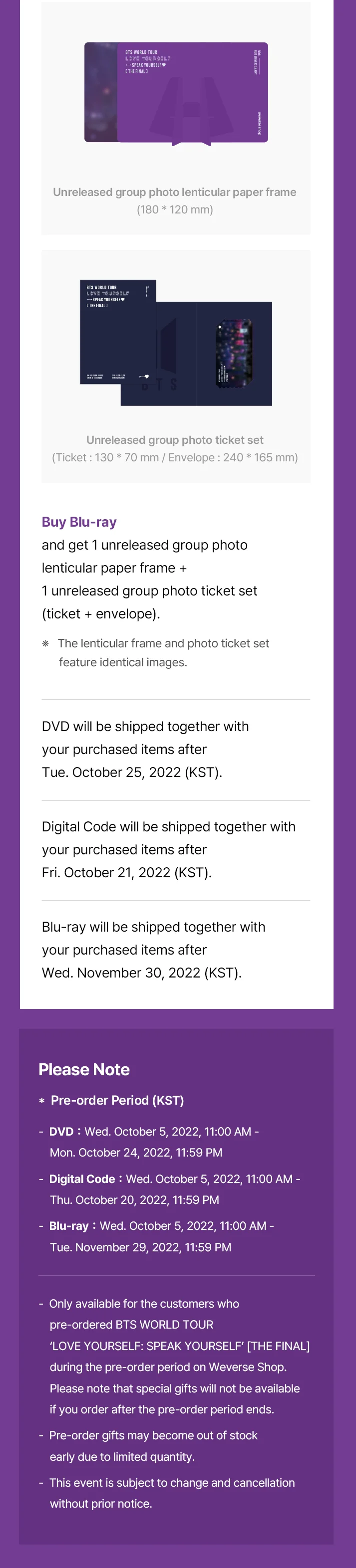 BTS - World Tour ‘LOVE YOURSELF : SPEAK YOURSELF’ [THE FINAL] DIGITAL CODE - Image 8