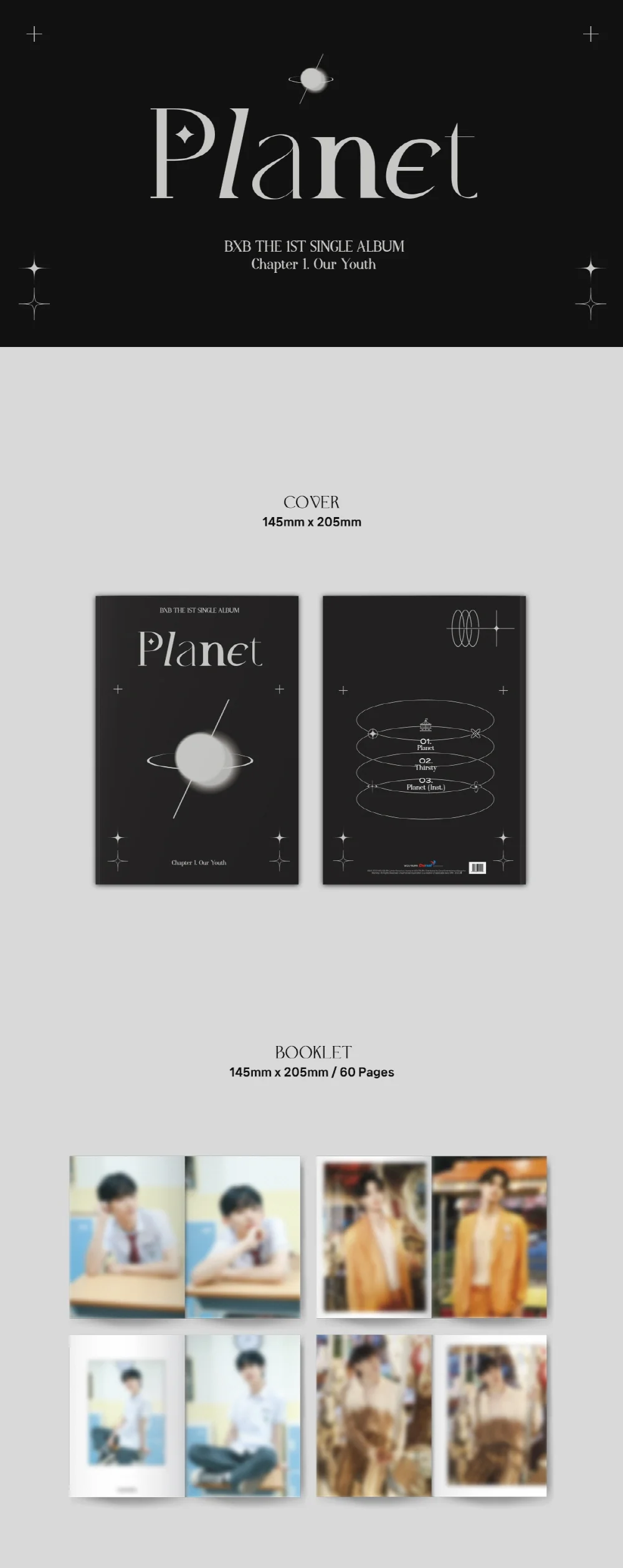 BXB - 1st Single Album Chapter 1. Our Youth - Image 2