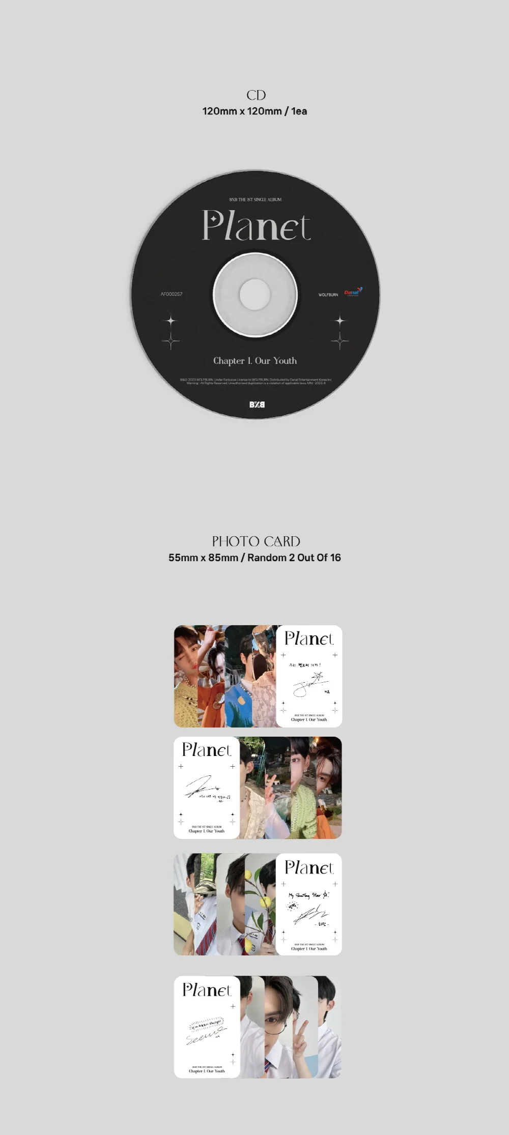 BXB - 1st Single Album Chapter 1. Our Youth - Image 3