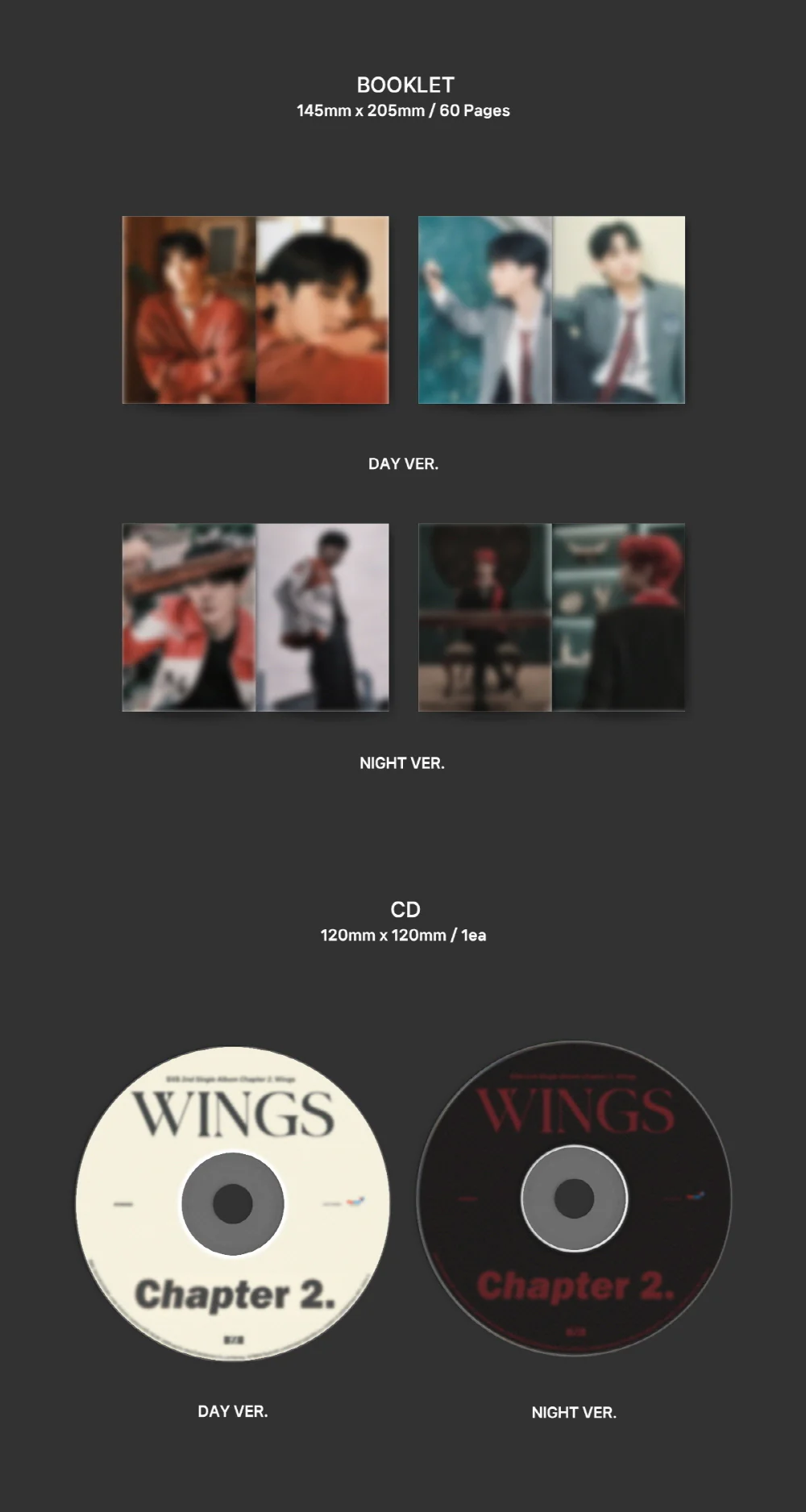 BXB - 2nd Single Album Chapter 2. Wings - Image 3