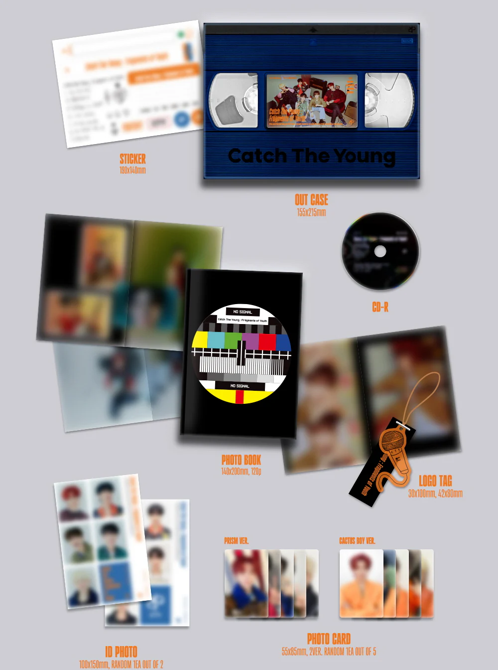Catch The Young - 1st Mini Album Catch The Young : Fragments of Youth CD - Image 3