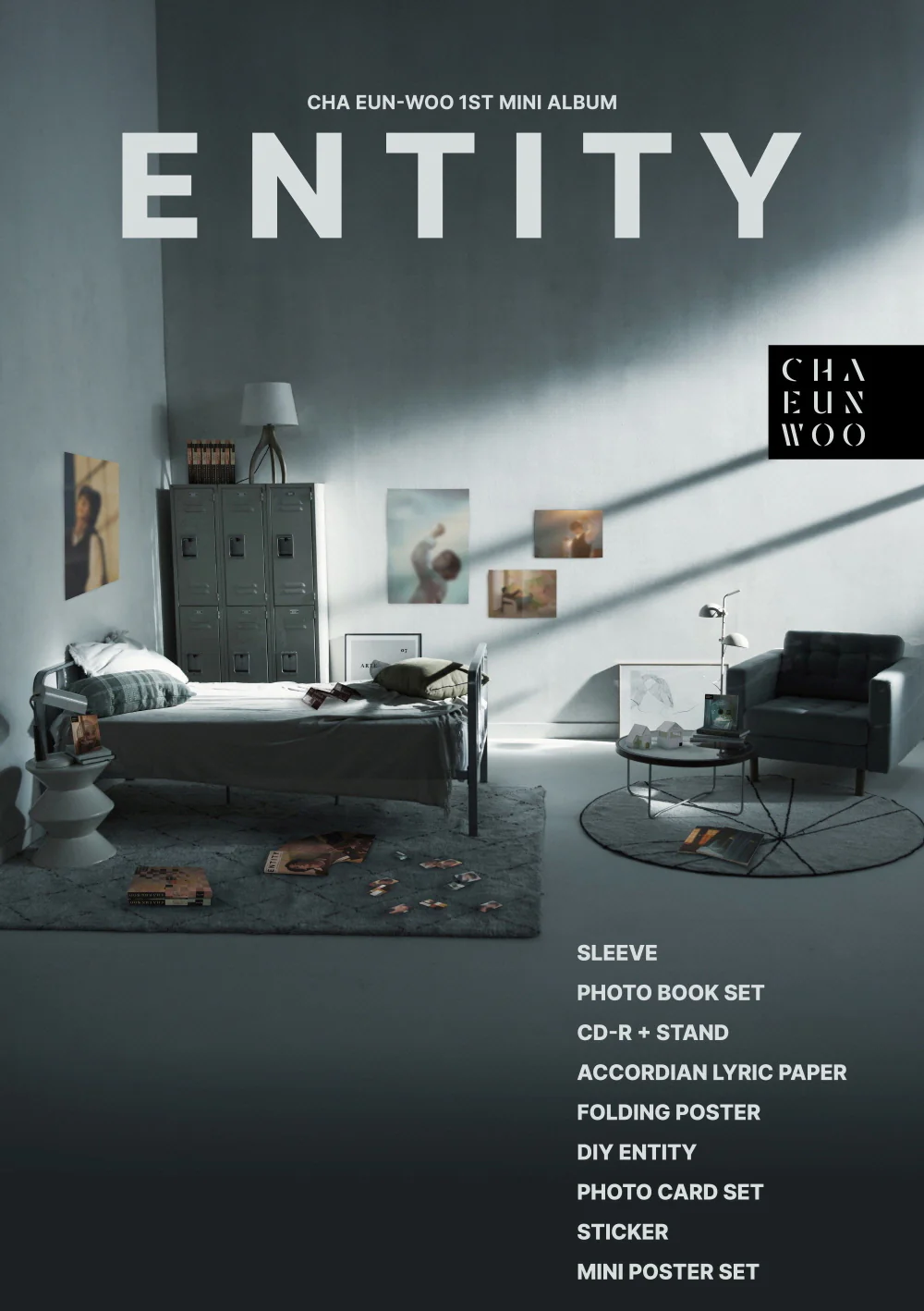 CHA EUN WOO ASTRO - 1st Mini Album ENTITY - Image 2